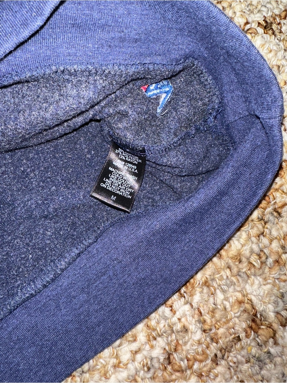 Aviator Nation Navy Sweatshirt with Bold Tiger Graphic - Picture 4 of 6